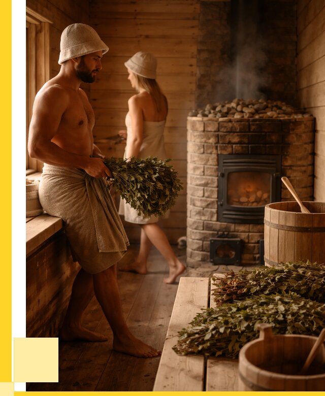 Русские бани в Балакове: проекты и дизайн от 356195 р. | ЭриданБлк