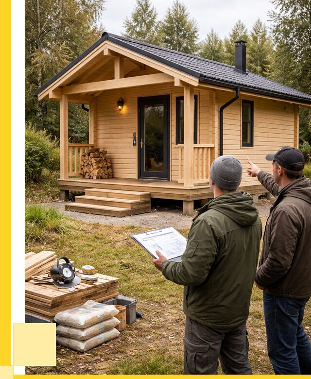 Каркасные бани под ключ в Балакове от 305310 р. | ЭриданБлк