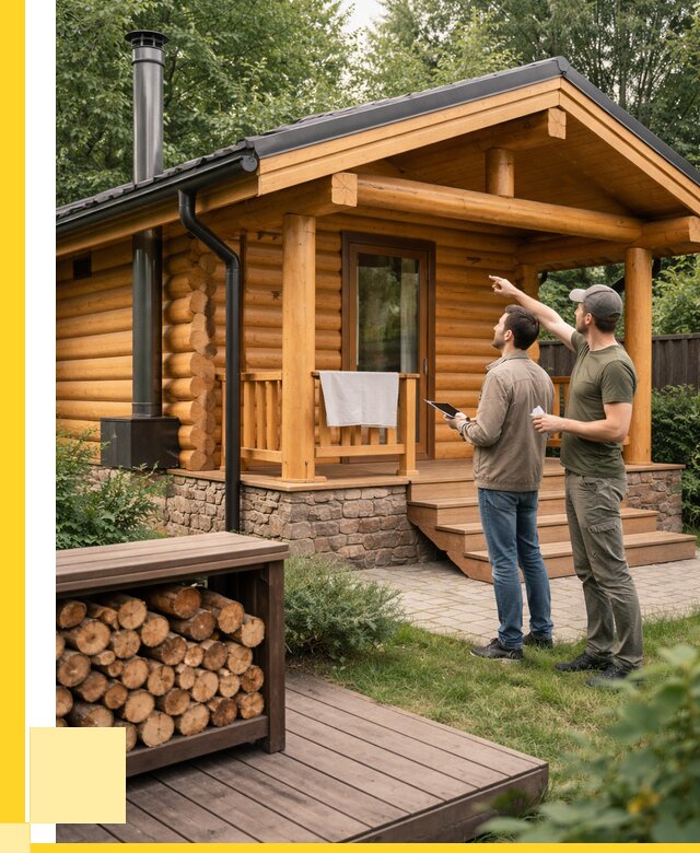 Бани для дачи под ключ в Балакове от 254425 р. | ЭриданБлк