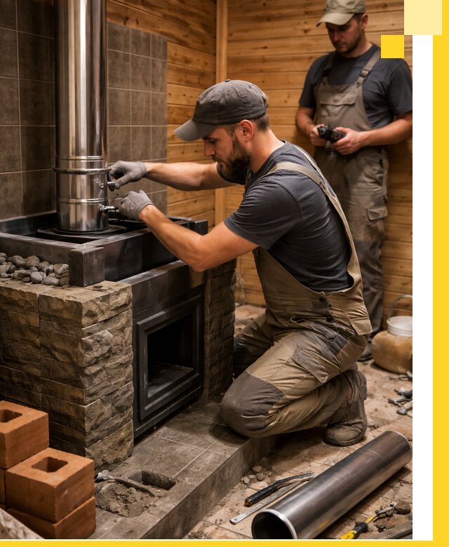 Изготовление и установка банных печей под ключ в Балакове