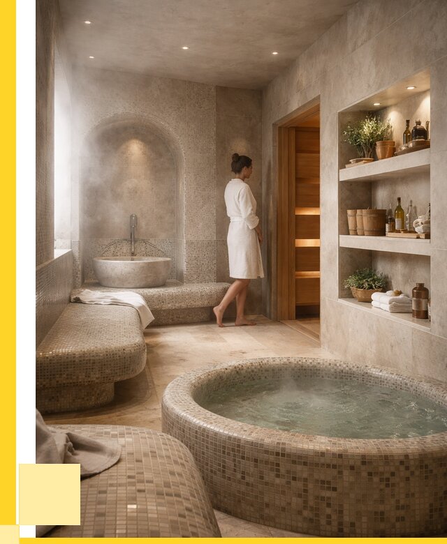 Строительство бани с хамамом в Балакове от 763275 р. | ЭриданБлк