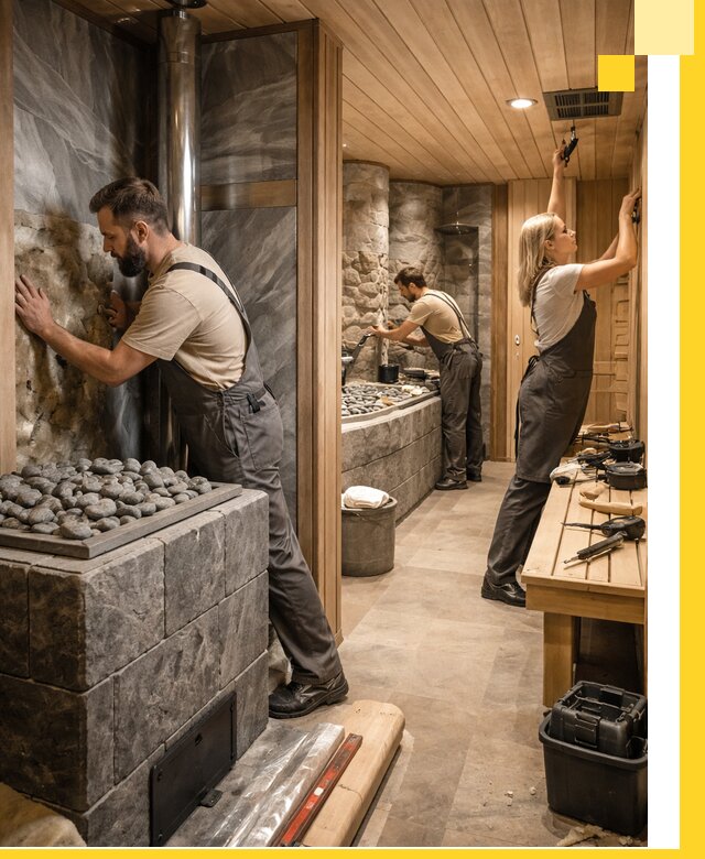 Строительство бань и SPA процедур в Балакове под ключ и отделкой