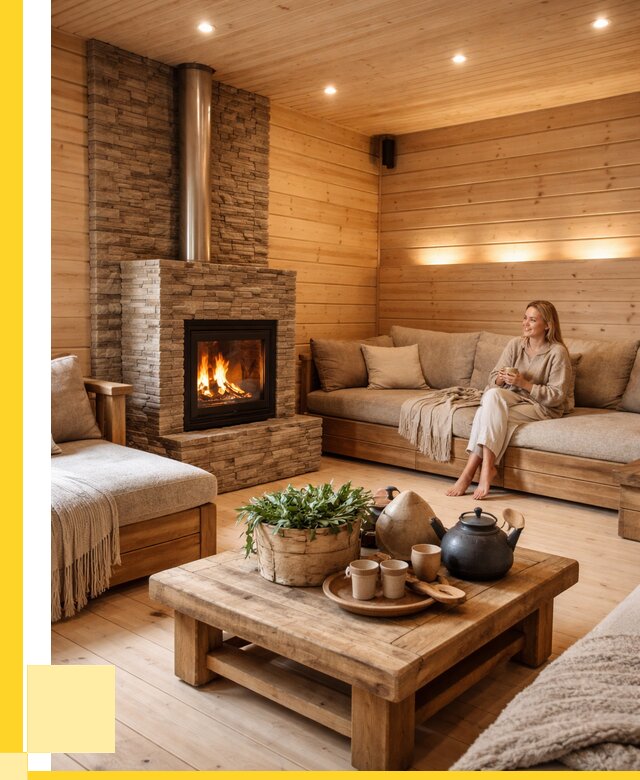 Проект бани с комнатой отдыха в Балакове от 35620 р. | ЭриданБлк