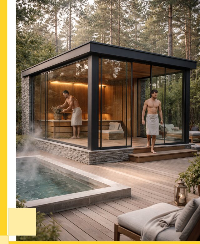 Стеклянные бани и двери в Балакове от 457965 р. | ЭриданБлк