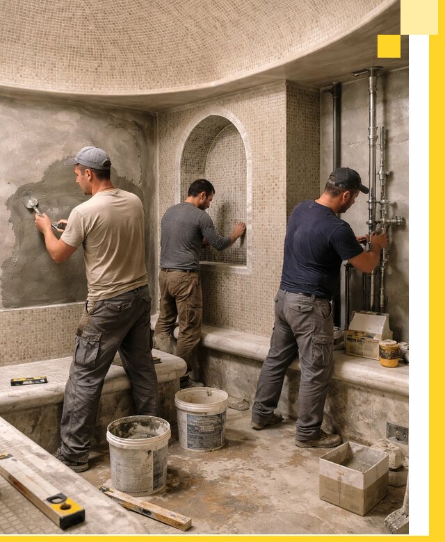 Профессиональный монтаж хамамов под ключ в Балакове с гарантией