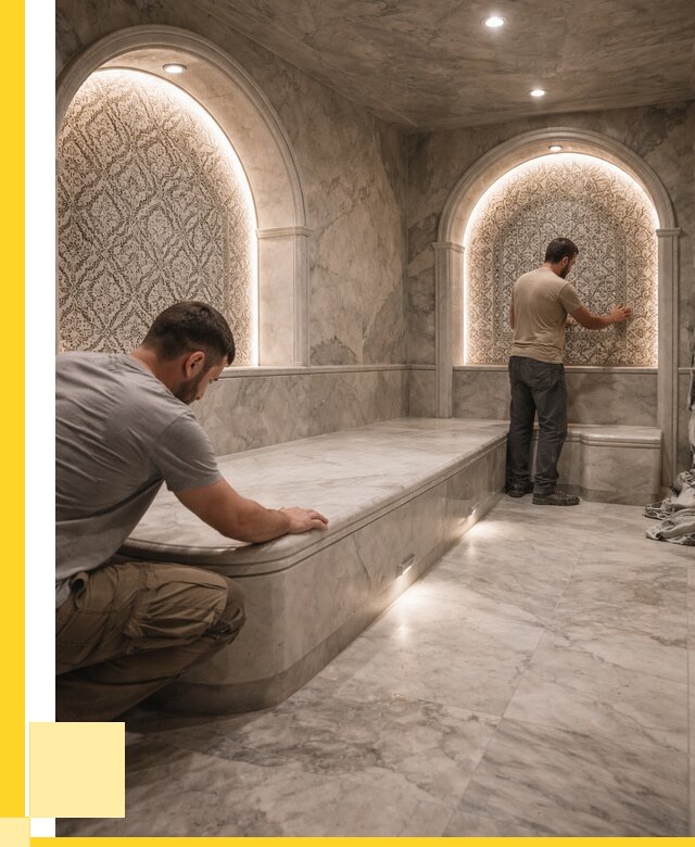 Турецкие бани под ключ в Балакове от 254425 р. | ЭриданБлк