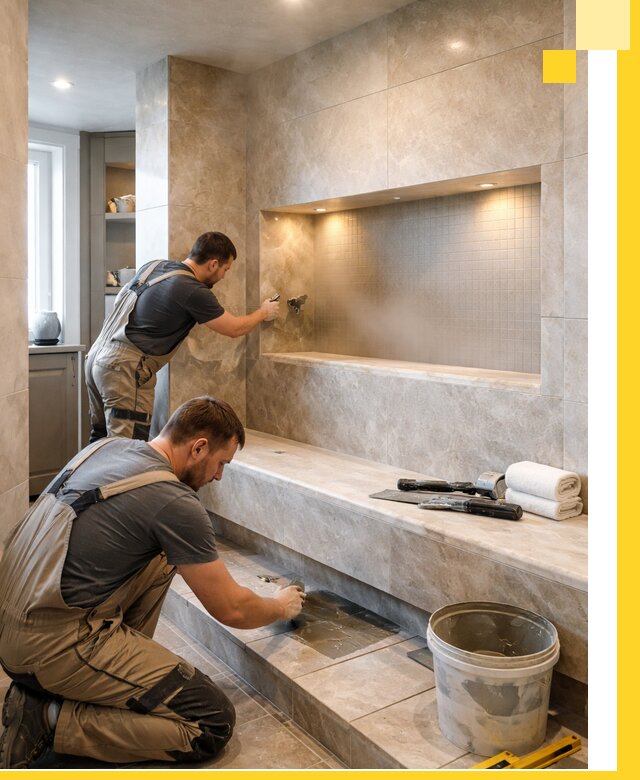 Профессиональное строительство хамама в квартире в Балакове