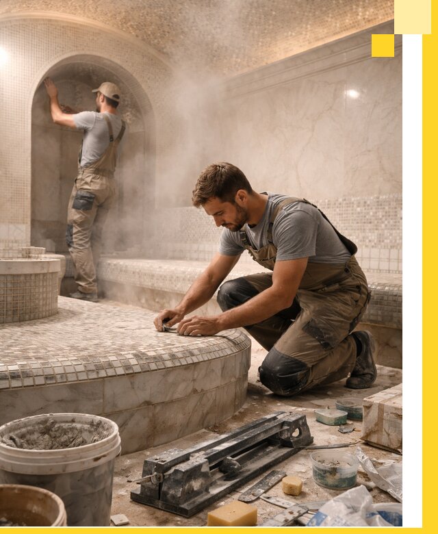 Профессиональный дизайн хамама и SPA под ключ в Балакове