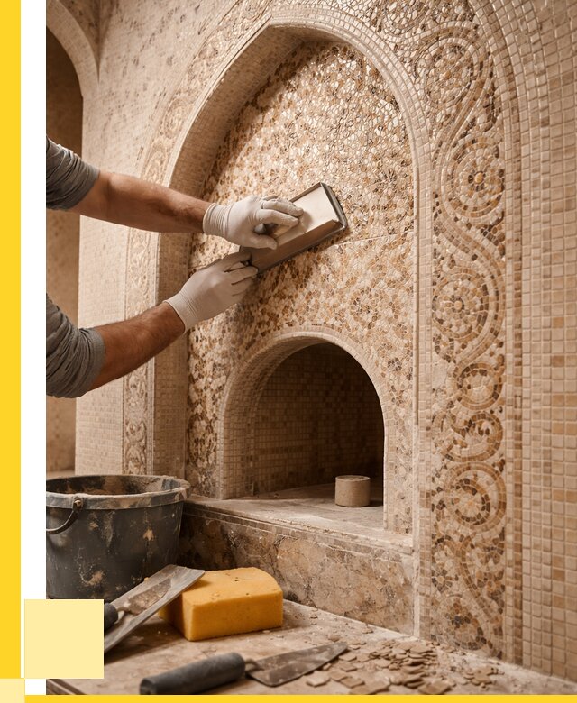 Мозаика для хамама в Балакове под ключ от 5089 р. | ЭриданБлк