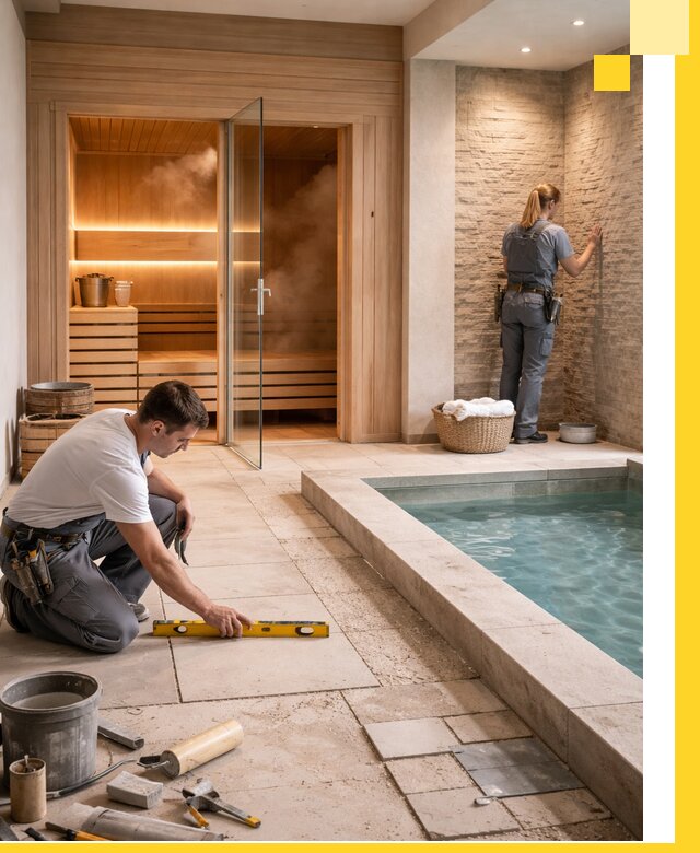 Комплексный дизайн и отделка интерьеров SPA под ключ в Балакове